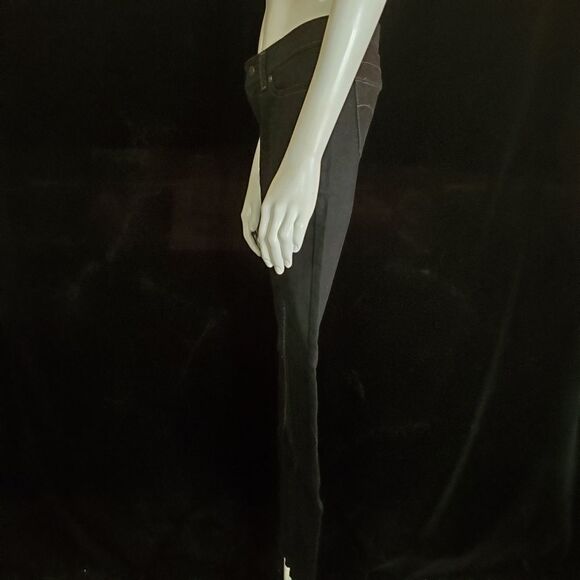 Levi's Demi Curve Low Rise Skinny Black Jeans (1/25) - Picture 4 of 6